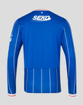 Back view of blue Rangers home pro long sleeve shirt showing SEKO sponsor logo