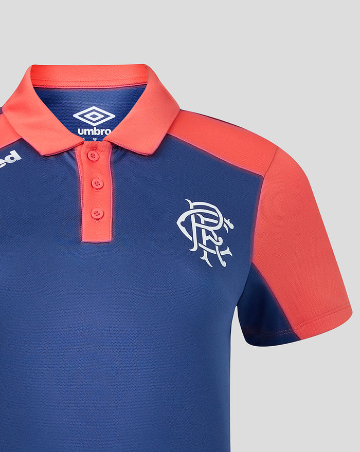 RANGERS FC WOMENS 2026/27 PRO TRAINING POLY POLO - TWILIGHT BLUE