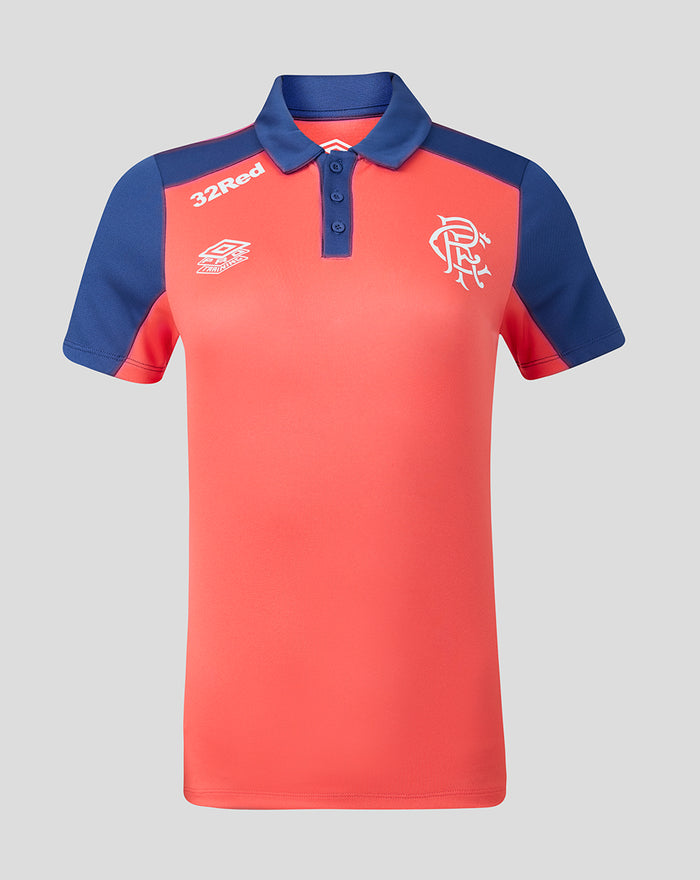 RANGERS FC WOMENS 2026/27 PRO TRAINING POLY POLO - CAYENNE