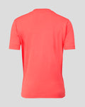 Back view of calypso coral Rangers FC women's 2026/27 presentation T-shirt.