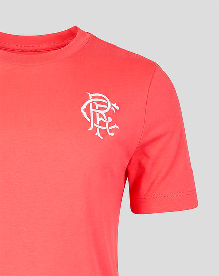 RANGERS FC WOMENS 2026/27 PRESENTATION T-SHIRT - CALYPSO CORAL
