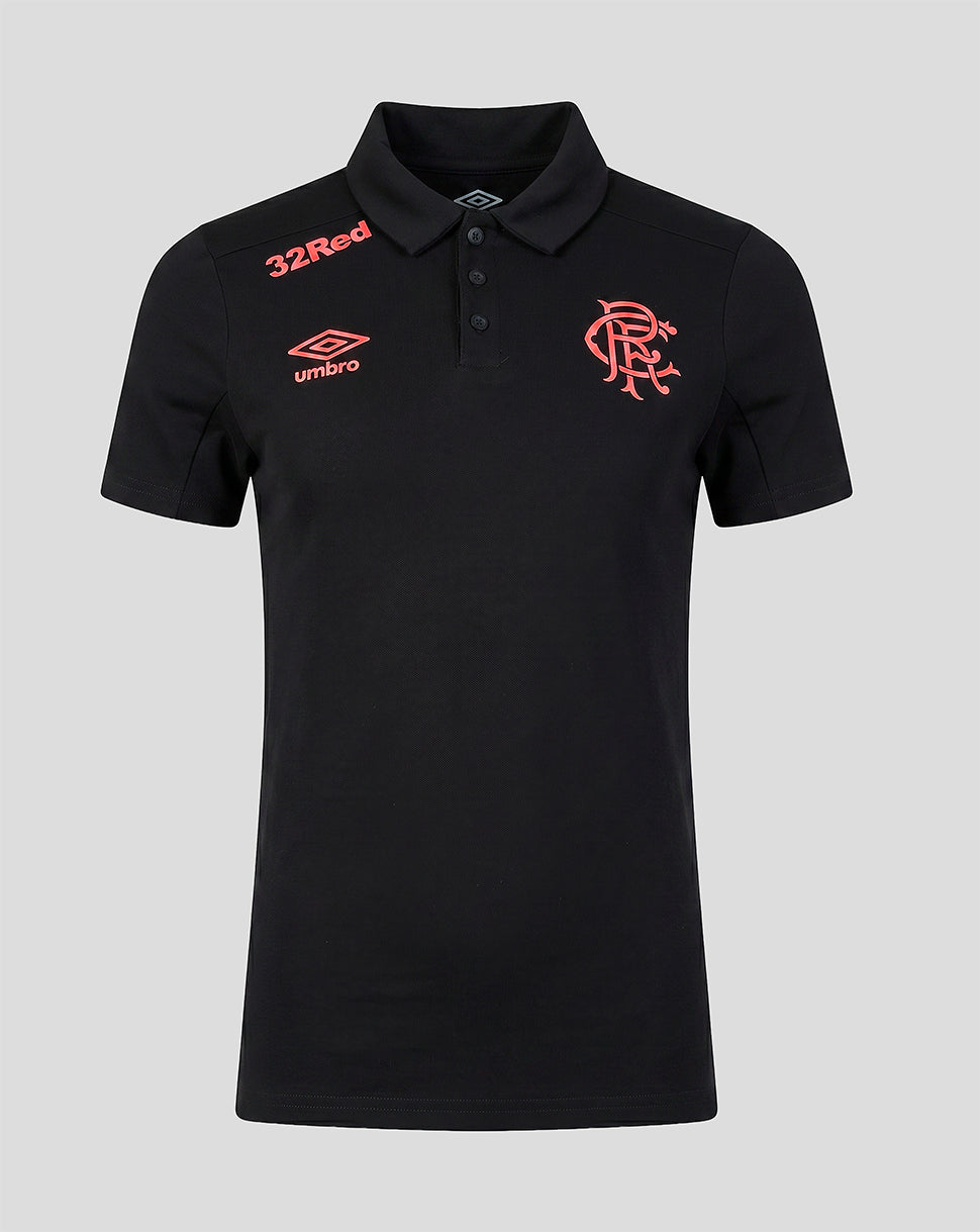 RANGERS FC MENS 2026/27 PRESENTATION POLO - CAVIAR