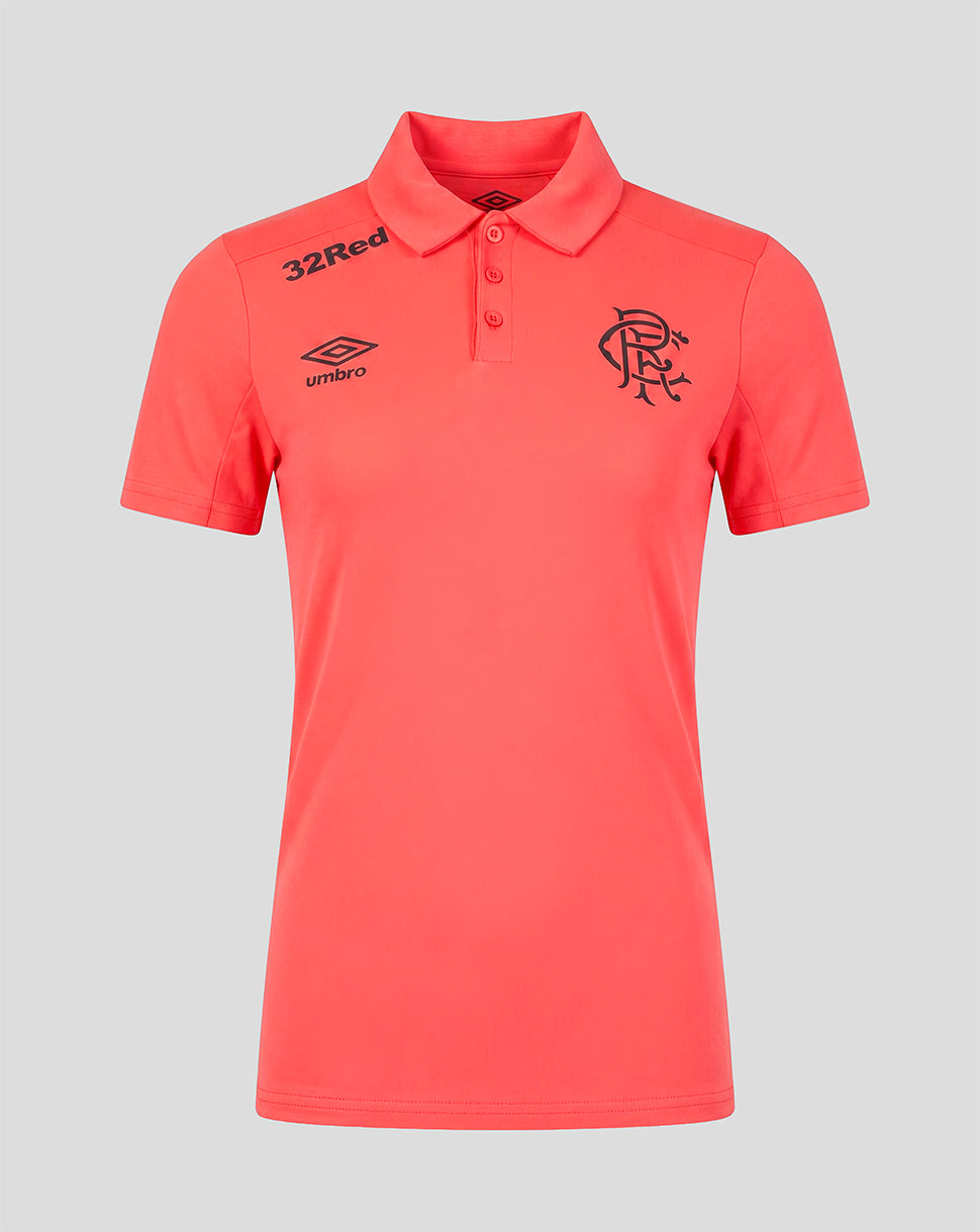 RANGERS FC WOMENS 2026/27 PRESENTATION POLO - CALYPSO CORAL