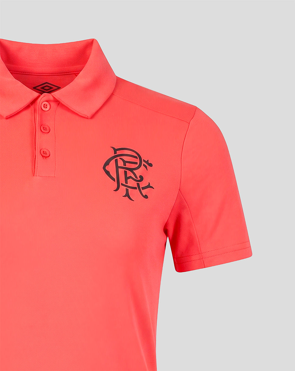 RANGERS FC WOMENS 2026/27 PRESENTATION POLO - CALYPSO CORAL