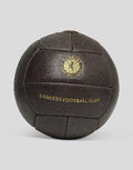 Real leather football with Rangers Football Club crest and gold lettering.