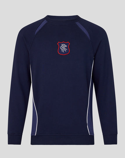 ADULTS RANGERS X ART OF PANELLED SWEATSHIRT - NAVY