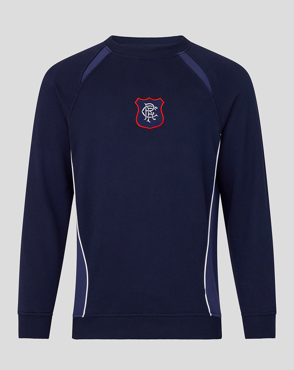 ADULTS RANGERS X ART OF PANELLED SWEATSHIRT - NAVY