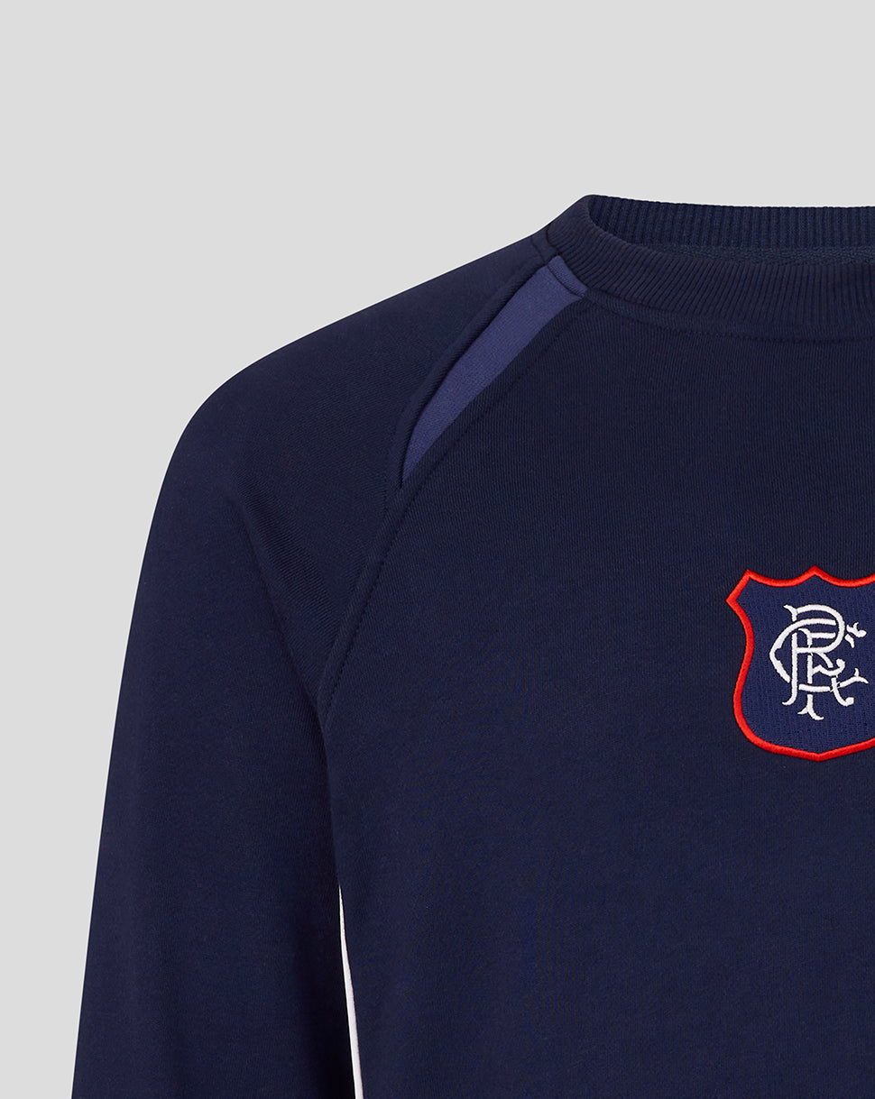 ADULTS RANGERS X ART OF PANELLED SWEATSHIRT - NAVY