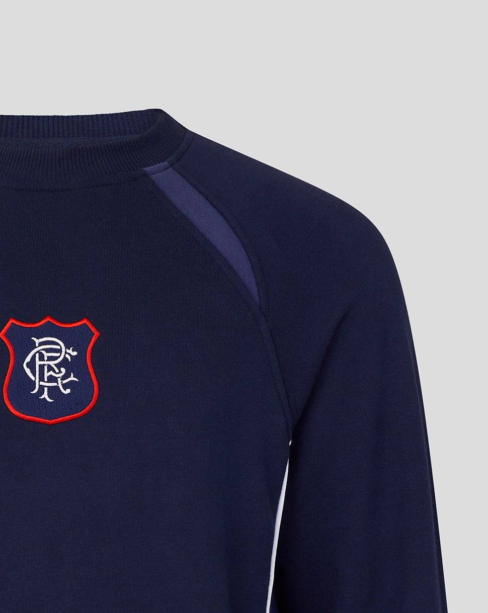 ADULTS RANGERS X ART OF PANELLED SWEATSHIRT - NAVY