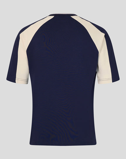 ADULTS RANGERS X ART OF PANELLED 90S TEE - NAVY
