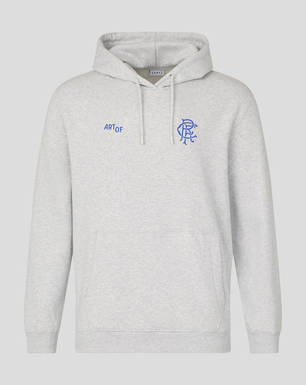 ADULTS RANGERS X ART OF PRINTED HOODIE - GREY