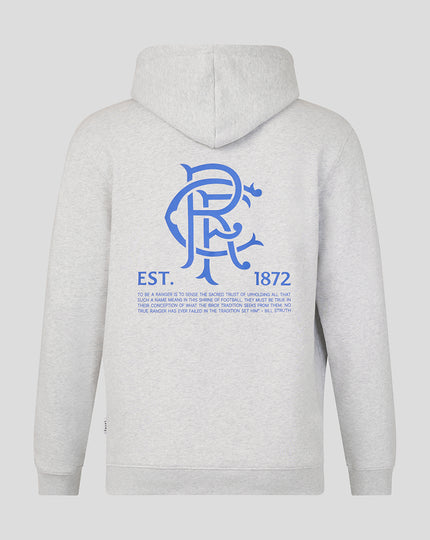 ADULTS RANGERS X ART OF PRINTED HOODIE - GREY