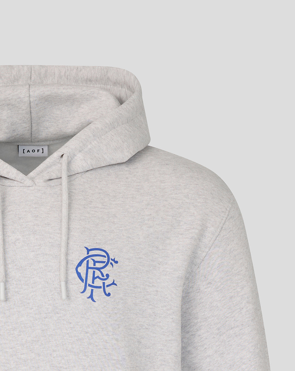 ADULTS RANGERS X ART OF PRINTED HOODIE - GREY
