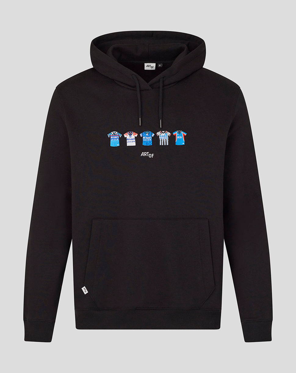 ADULTS RANGERS X ART OF CLASSIC HOODIE - BLACK