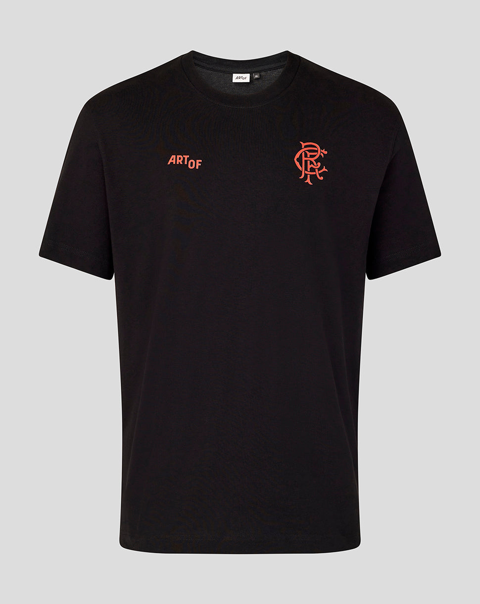 ADULTS RANGERS X ART OF TEE - BLACK