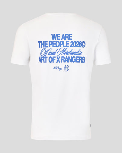 UNISEX RANGERS X ART OF T-SHIRT - WHITE
