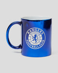 Blue metallic mug featuring the Rangers Football Club crest.