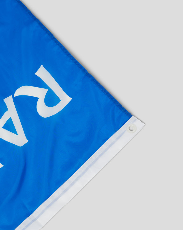 Blue Ready Crest 5x3 flag corner with grommet and partial Rangers emblem