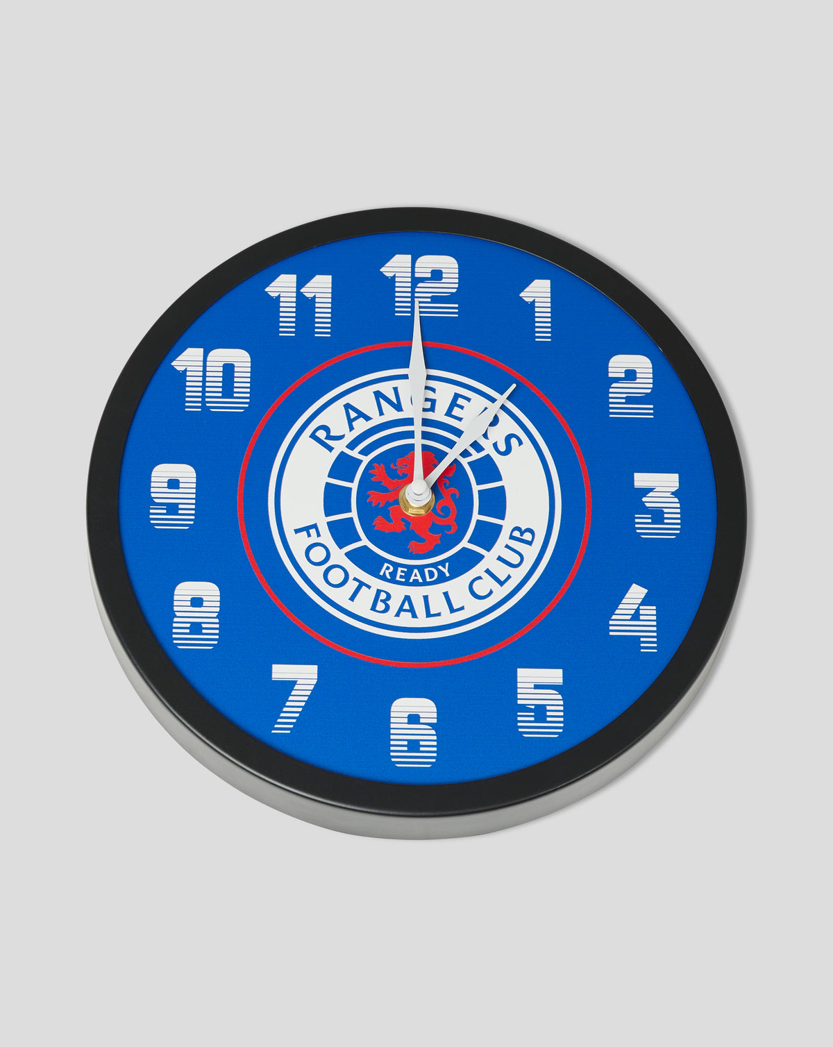 Rangers Metal Logo Clock
