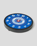 Rangers Metal Logo Clock