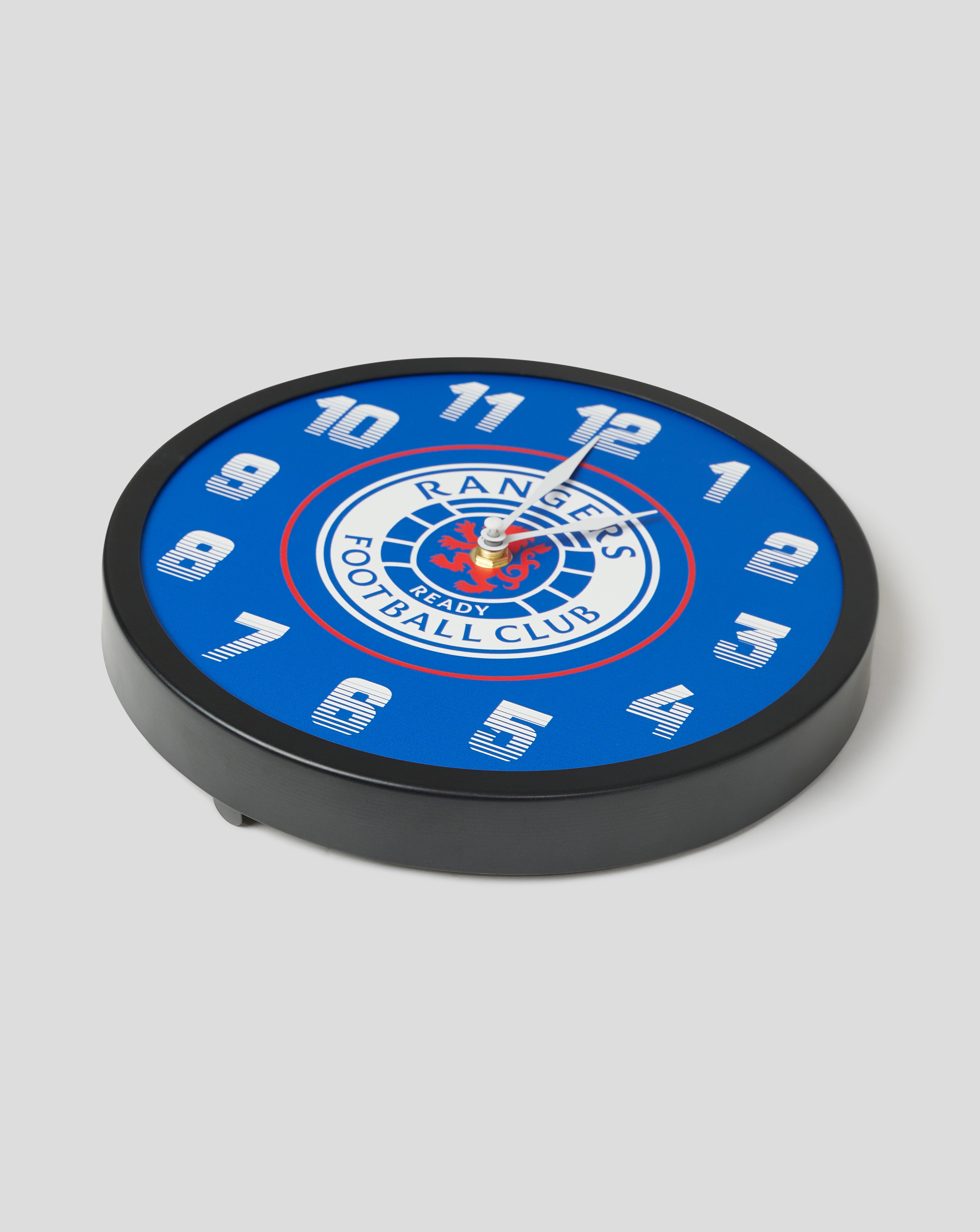 Rangers Metal Logo Clock