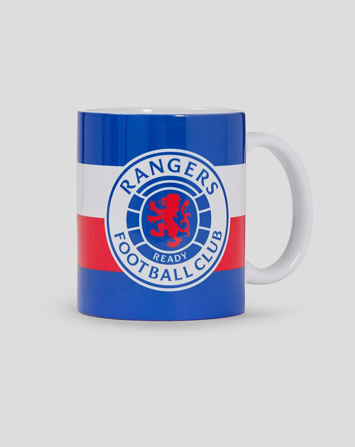 Blue crest mug featuring Rangers Football Club logo and a white handle.