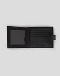 LEATHER DEBOSSED BI-FOLD WALLET