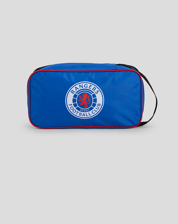Rangers bootbag in bright blue with red piping and round club logo on the front.
