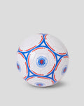 Rangers Classic size 5 football close up with white panels and red blue graphics and club crest