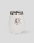 White YETI 10 oz tumbler with clear lid and Rangers Football Club crest on the side
