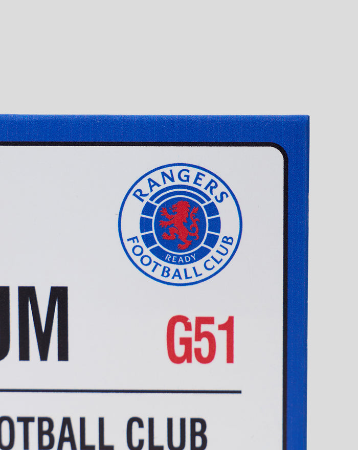 RANGERS STREET SIGN FRIDGE MAGNET