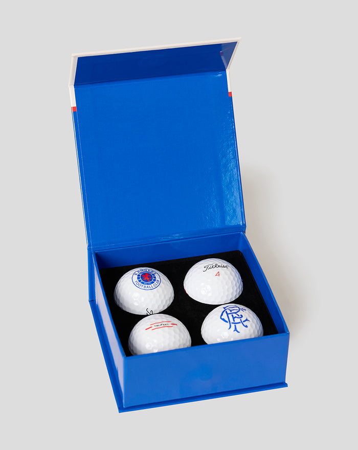 RANGERS FC TITELIST TRU FEEL - 4 GOLF BALLS IN iBOX