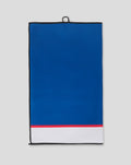 Rangers Lumi 2.0 players towel in royal blue with black trim and hanging loop