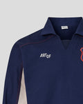 Navy adults Rangers x Art of Drill top with white ART OF embroidery on the chest.