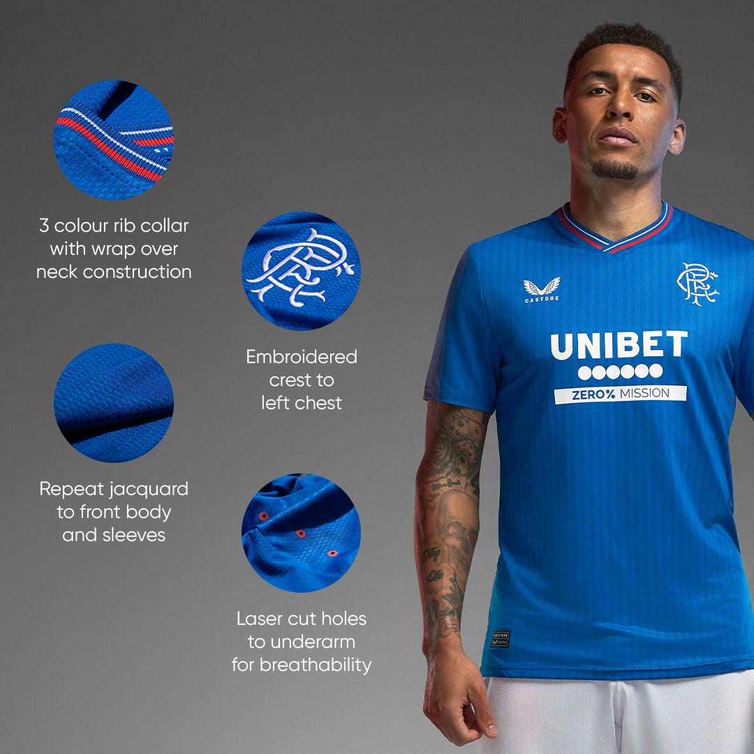 Glasgow Rangers Home Shirt 2022-23