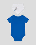 CORE BABY VEST & BIB SET - BLUE  - Introductory Offer