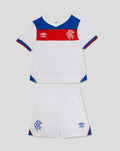 Baby Rangers FC 25/26 Away kit top with blue shoulders red chest stripe and club crest