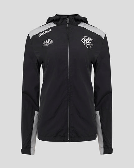 WOMEN'S 25/26 COACHES 25/26 TRAINING HOOD SHOWER JACKET - CAVIAR