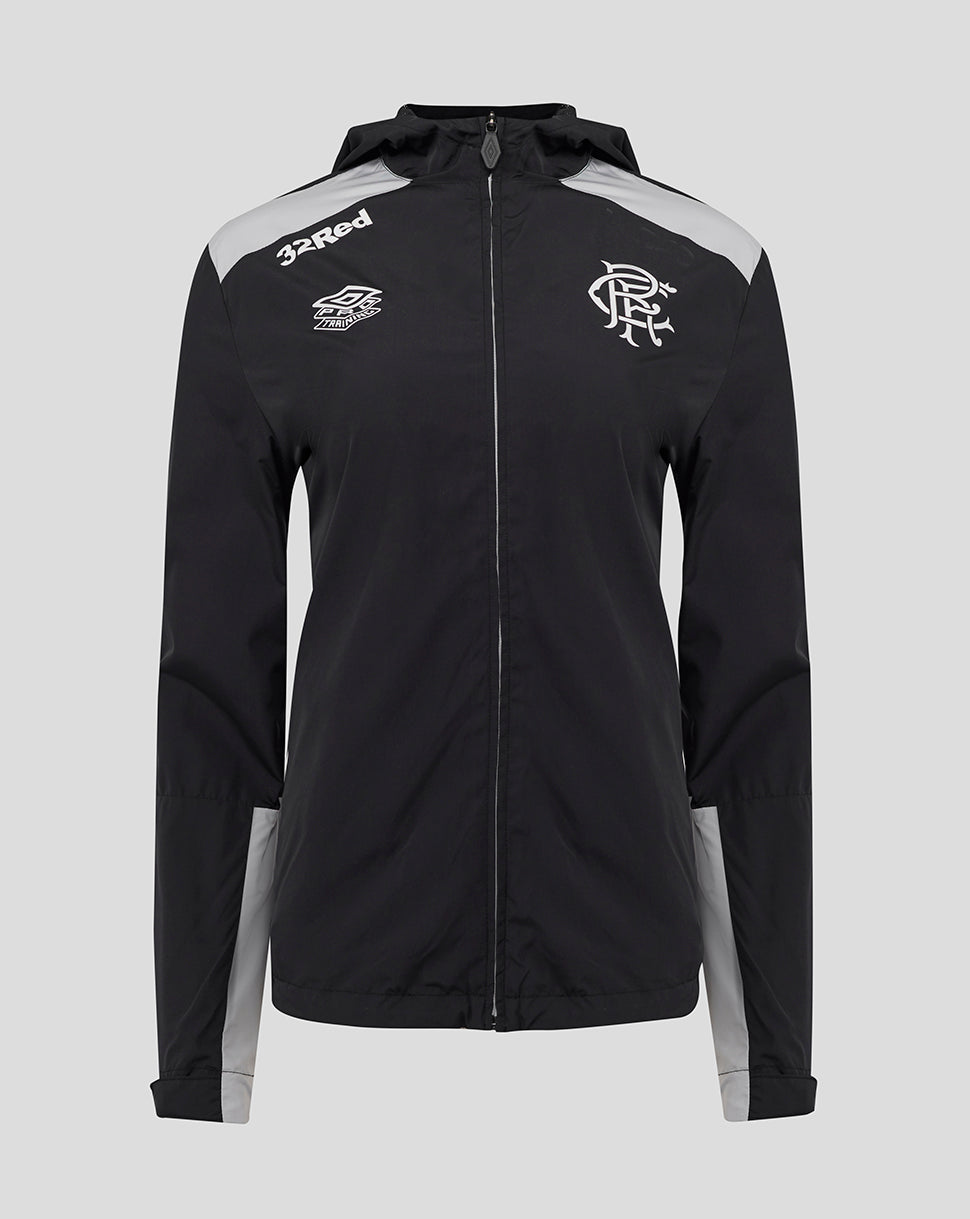 WOMEN'S 25/26 COACHES 25/26 TRAINING HOOD SHOWER JACKET - CAVIAR