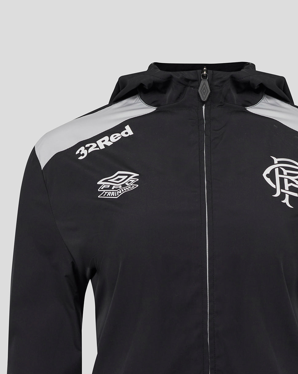 WOMEN'S 25/26 COACHES 25/26 TRAINING HOOD SHOWER JACKET - CAVIAR