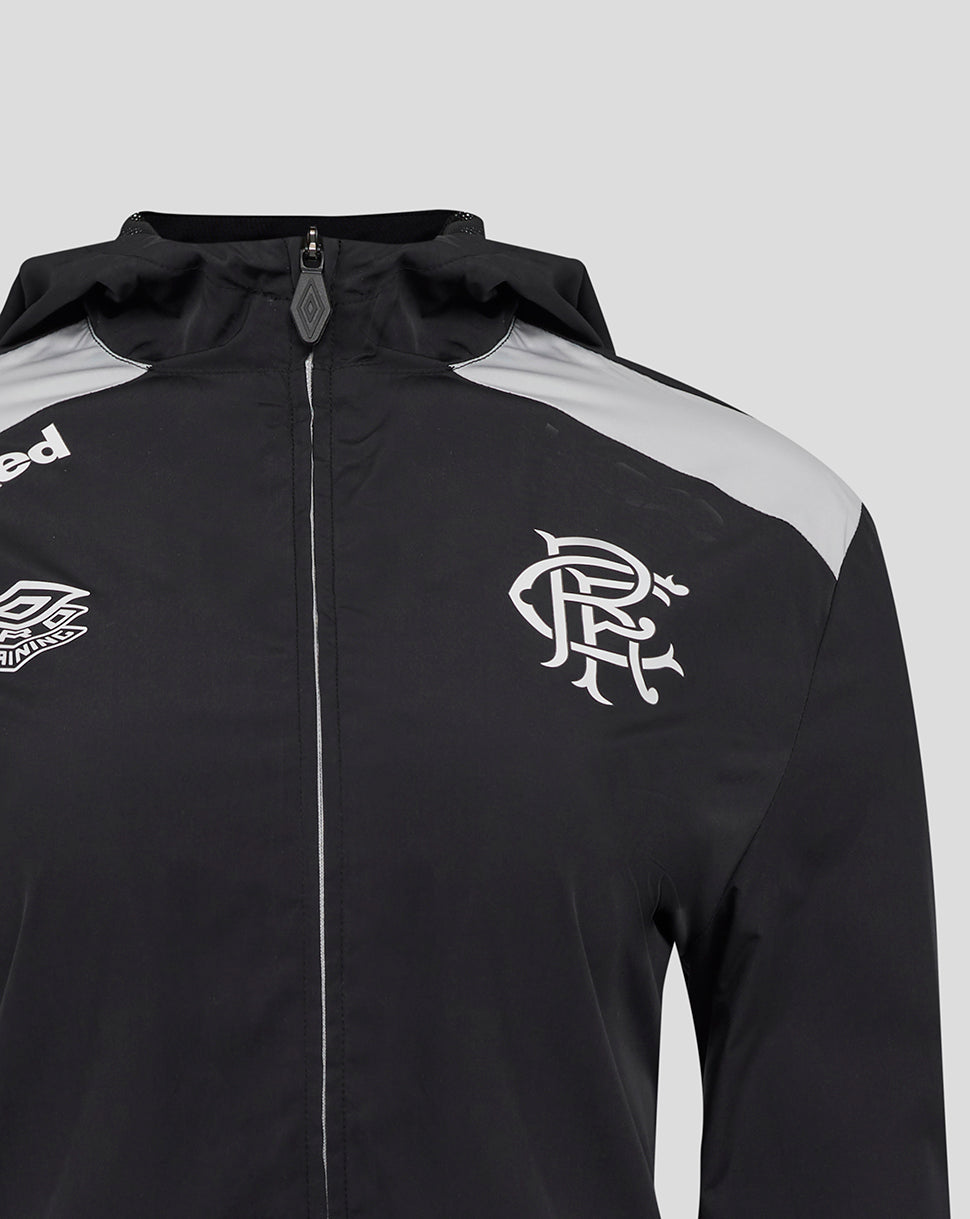 WOMEN'S 25/26 COACHES 25/26 TRAINING HOOD SHOWER JACKET - CAVIAR