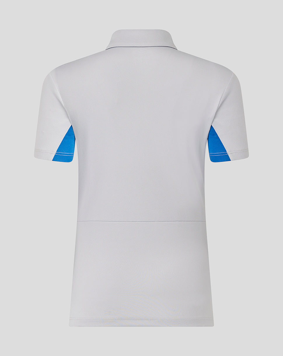 WOMENS 25/26 PRESENTATION POLY POLO - MICROCHIP/NAUTICA BLUE