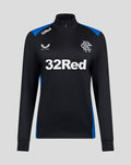 Womens 23/24 Matchday Training 1/4 Zip Midlayer - Black/Blue