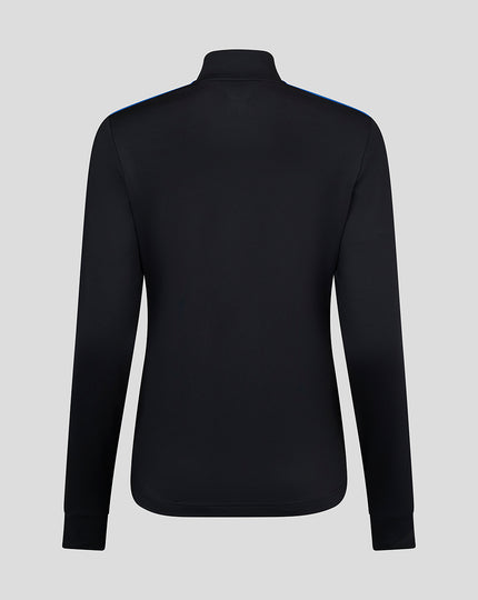 Womens 23/24 Matchday Training 1/4 Zip Midlayer - Black/Blue