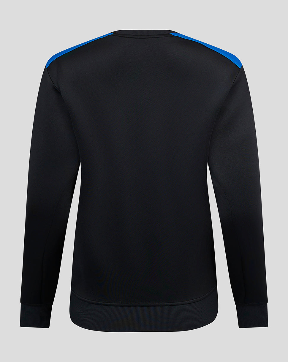 Womens 23/24 Matchday Training Sweatshirt - Black/Blue