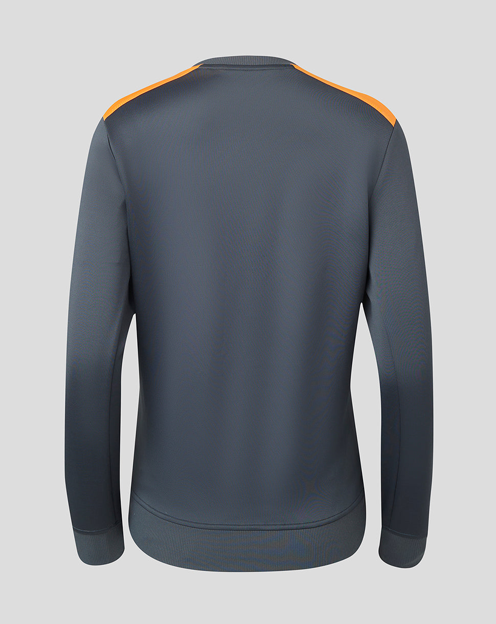 Womens 23/24 Training Sweatshirt - Grey/Orange