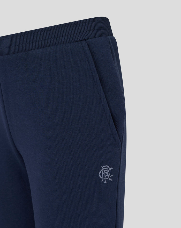 Navy Junior Rangers jogger with crest on thigh and side pockets for storage.