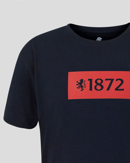 JUNIOR 25/26 VARSITY 1872 LION TEE - NAVY