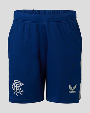 Rangers Coaches Matchday Shorts - Blue/Grey