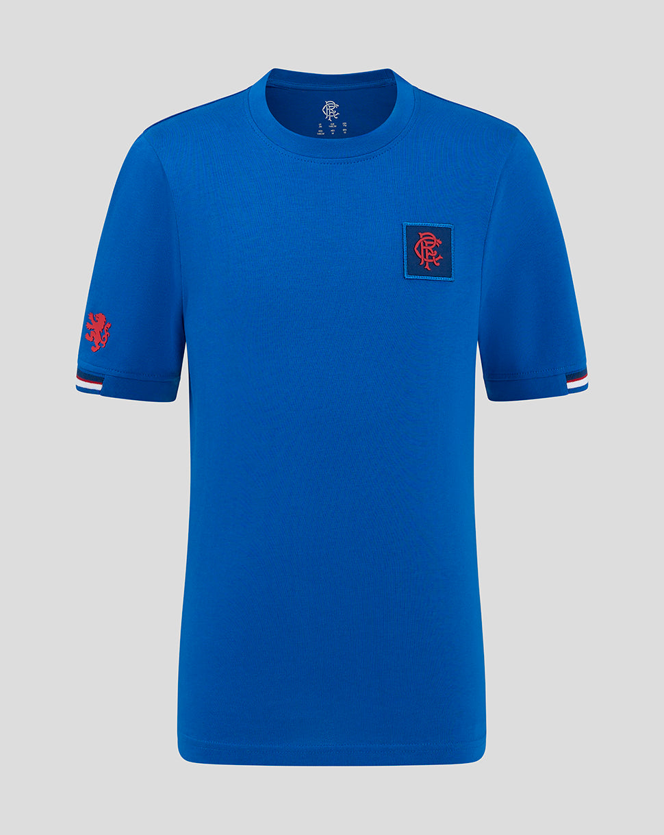 JUNIOR 24/25 CLASSIC COTTON T-SHIRT - BLUE